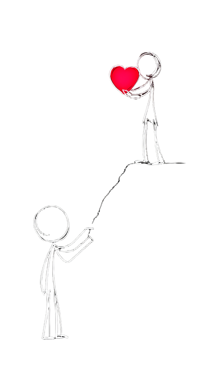 Romantic Stick Figures Vinyl Car Decal Sticker – Waterproof & UV-Resistant 9.706666666666667"