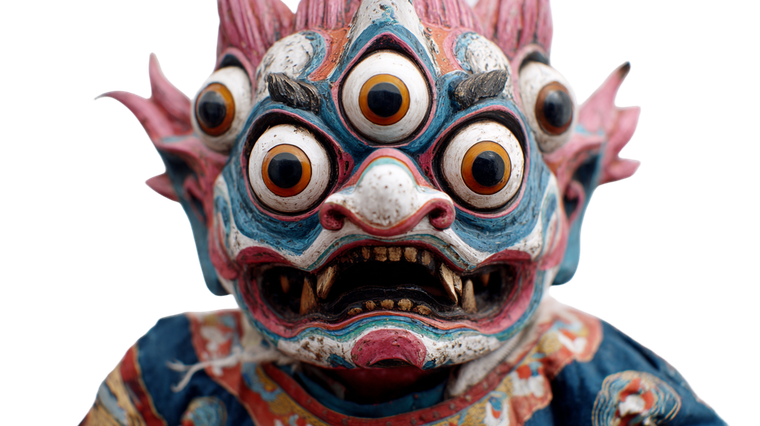 Colourful Japanese Yokai Vinyl Car Decal Sticker – Waterproof & UV-Resistant 5.4