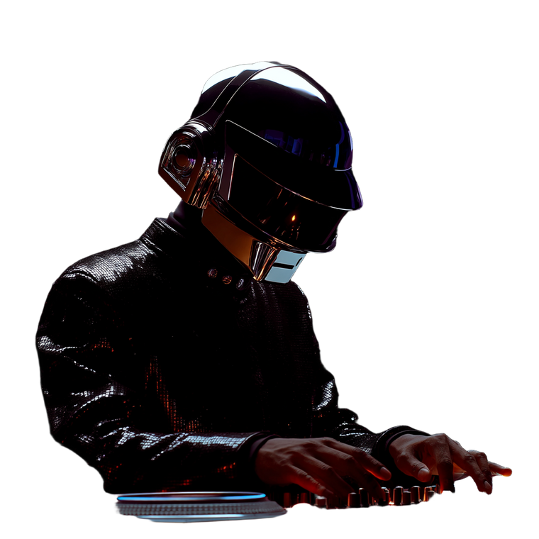 Daft Punk Dj V3 Vinyl Car Decal Sticker – Waterproof & UV-Resistant 3.4133333333333336"