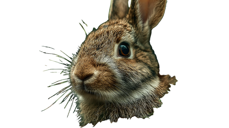 Wild Rabbit Burrow Vinyl Car Decal Sticker – Waterproof & UV-Resistant 5.4