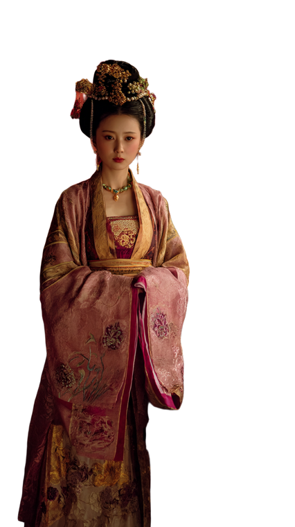 Tang Dynasty Elegance Vinyl Car Decal Sticker – Waterproof & UV-Resistant 9.706666666666667"