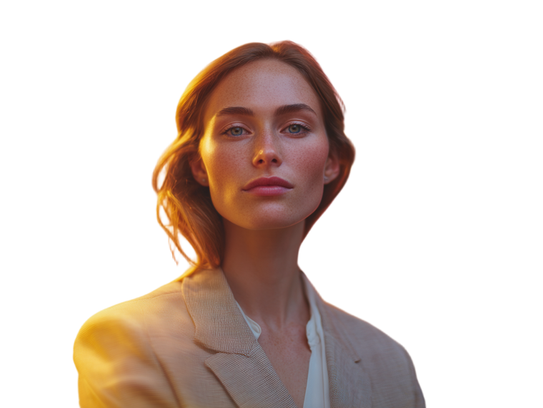 Confident Businesswoman V45 Vinyl Car Decal Sticker – Waterproof & UV-Resistant 6.1866666666666665"