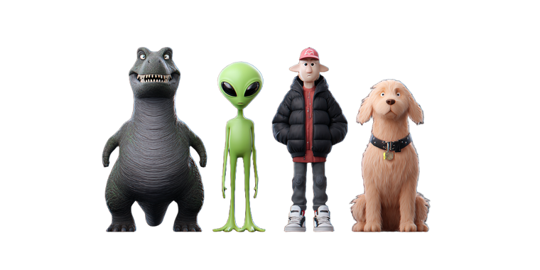 Diverse Characters Lineup V2 Vinyl Car Decal Sticker – Waterproof & UV-Resistant 2.56"