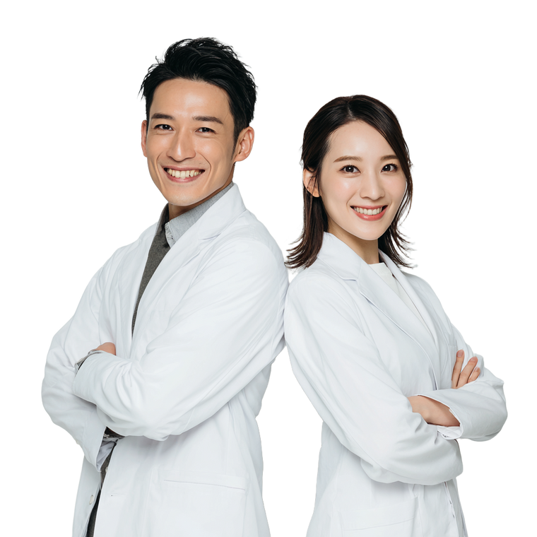 Japanese Doctors Portrait Vinyl Car Decal Sticker – Waterproof & UV-Resistant 6.826666666666667"
