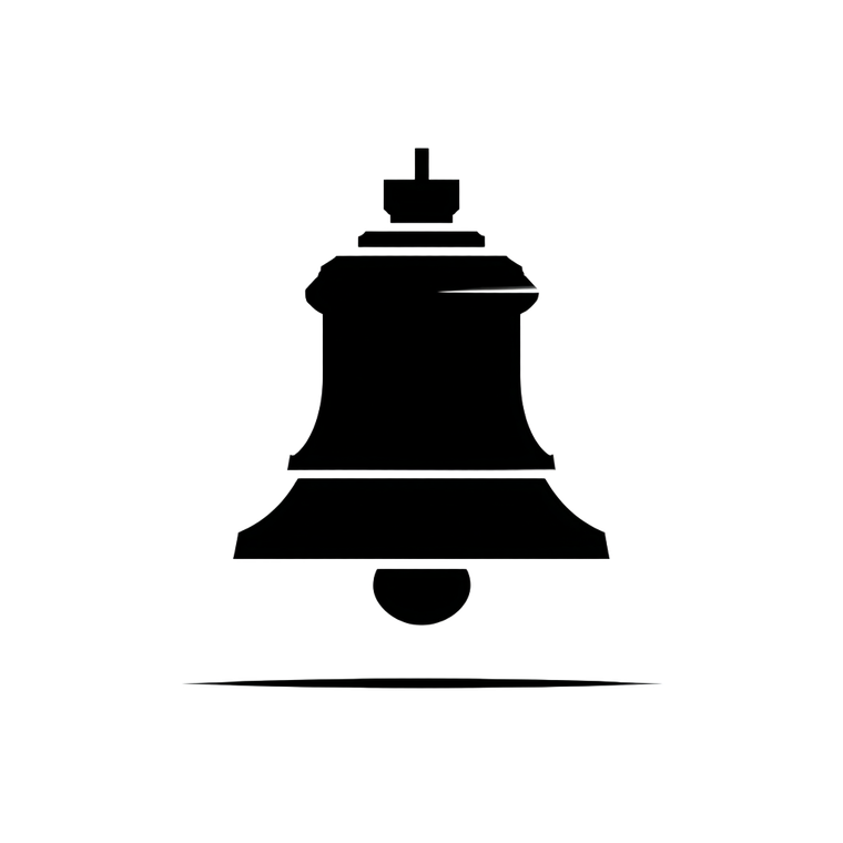 Liberty Bell Icon V2 Vinyl Car Decal Sticker – Waterproof & UV-Resistant 3.4133333333333336"