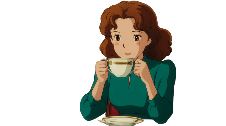 Chihiro'S Coffee Moment Vinyl Car Decal Sticker – Waterproof & UV-Resistant 5.4