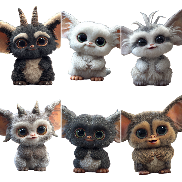 Cute Labubu Gremlins Vinyl Car Decal Sticker – Waterproof & UV-Resistant 6.826666666666667"