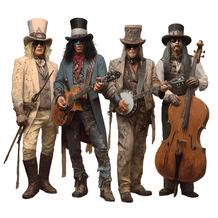 Bluegrass Motley Crüe Vinyl Car Decal Sticker – Waterproof & UV-Resistant 3.4133333333333336"