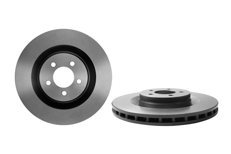 High Performance Brembo Brake Rotor | Fits Dodge Challenger, Charger, Magnum, Chrysler 300 | Vented Design