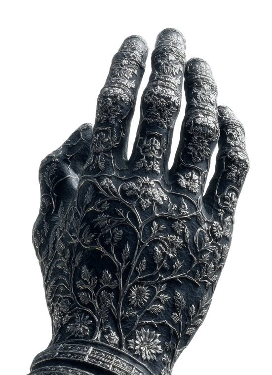Intricate Inked Hand Vinyl Car Decal Sticker – Waterproof & UV-Resistant 4.266666666666667"