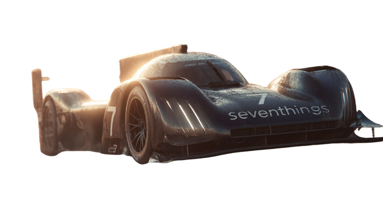 Futuristic Race Car V3 Vinyl Car Decal Sticker – Waterproof & UV-Resistant 5.4