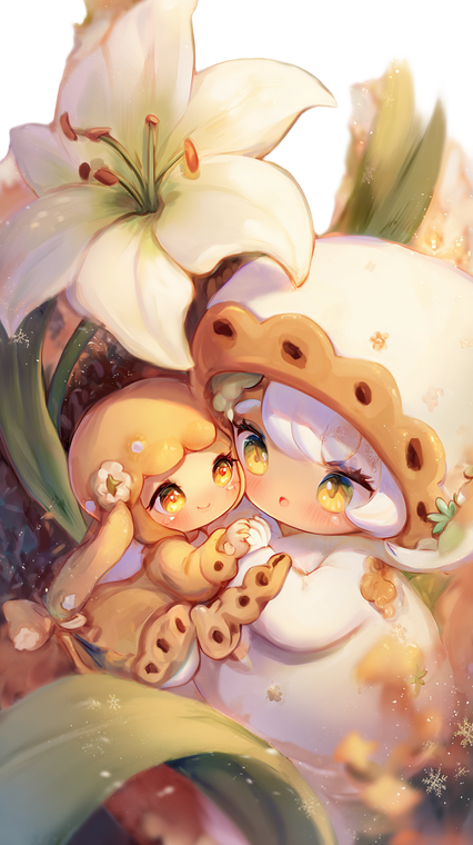 Cookie Hug Scene Vinyl Car Decal Sticker – Waterproof & UV-Resistant 9.706666666666667"