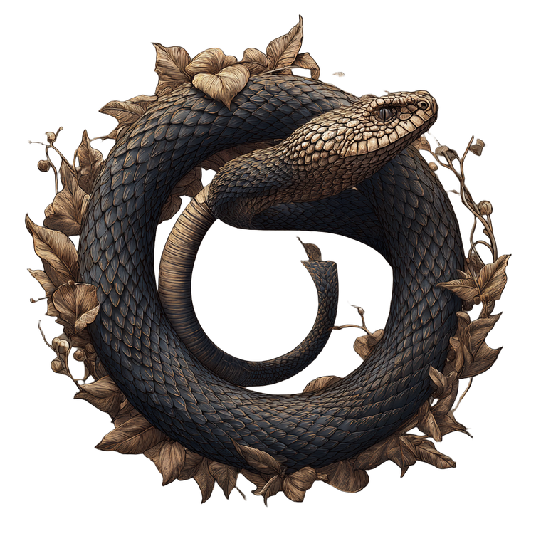 Ouroboros Snake V2 Vinyl Car Decal Sticker – Waterproof & UV-Resistant 3.4133333333333336"