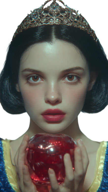 Snow White Close-Up V3 Vinyl Car Decal Sticker – Waterproof & UV-Resistant 9.706666666666667"