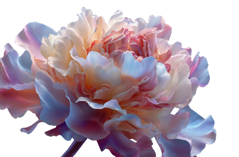 Silk Flower Bloom V2 Vinyl Car Decal Sticker – Waterproof & UV-Resistant 2.986666666666667"
