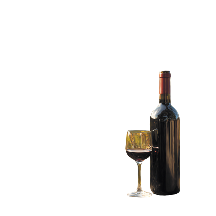 Vineyard Wine Bottle Vinyl Car Decal Sticker – Waterproof & UV-Resistant 3.4133333333333336"