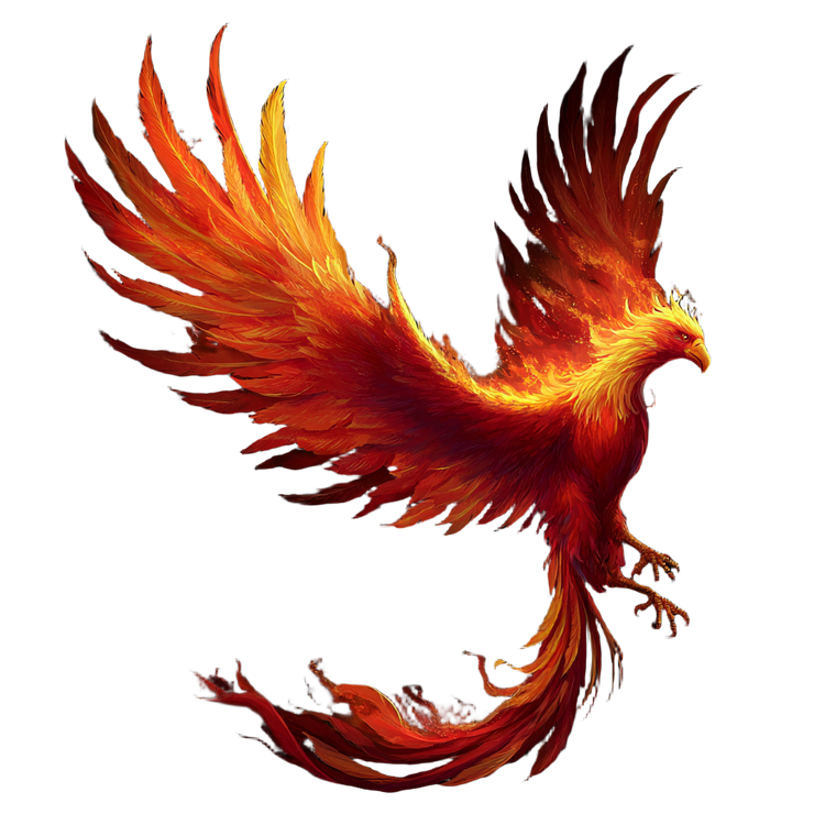 Fiery Phoenix Attack Vinyl Car Decal Sticker – Waterproof & UV-Resistant 3.4133333333333336"