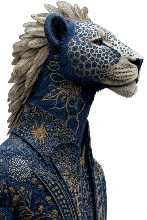Lion-Giraffe Hybrid Vinyl Car Decal Sticker – Waterproof & UV-Resistant 4.4