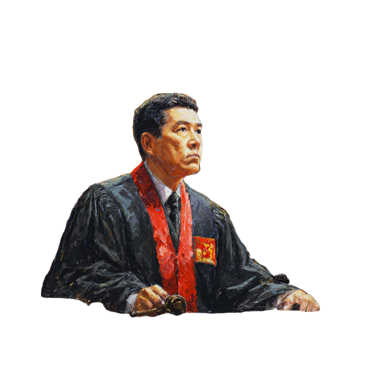 Chinese Judge V2 Vinyl Car Decal Sticker – Waterproof & UV-Resistant 3.4133333333333336"