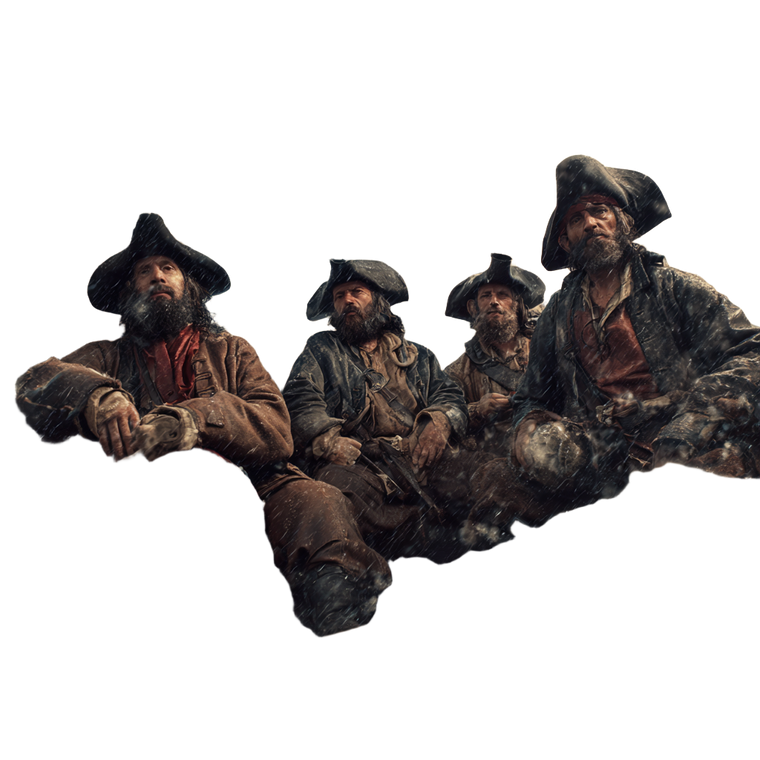 Stormy Sea Pirates Vinyl Car Decal Sticker – Waterproof & UV-Resistant 3.4133333333333336"