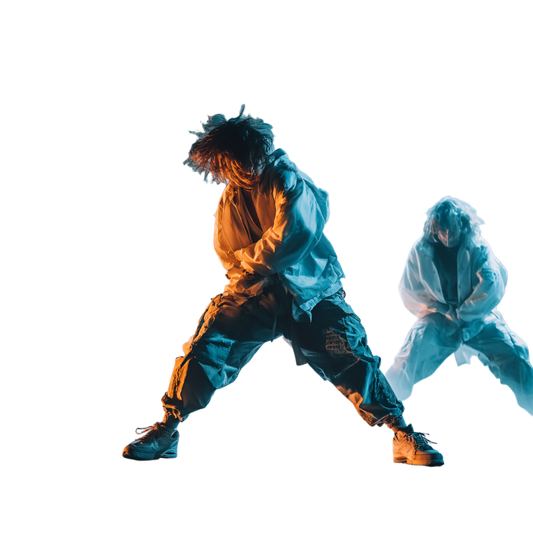 Hip Hop Dancers V3 Vinyl Car Decal Sticker – Waterproof & UV-Resistant 6.826666666666667"