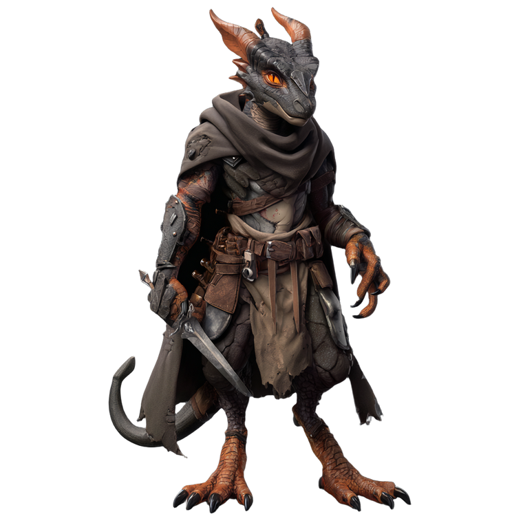 Anthro Kobold Warrior Vinyl Car Decal Sticker – Waterproof & UV-Resistant 3.4133333333333336"