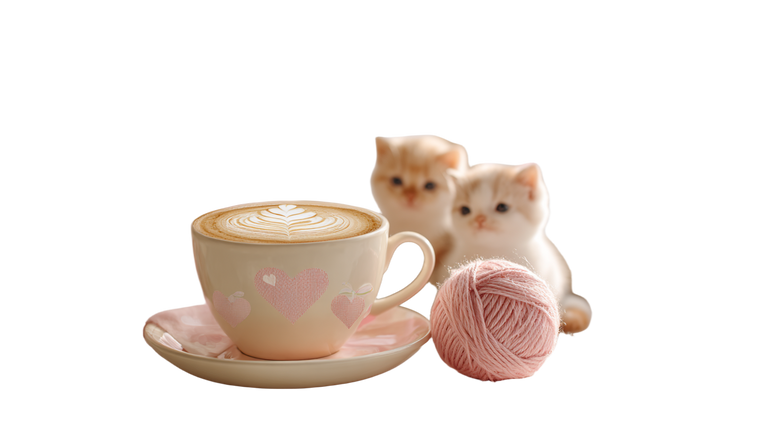 Latte Art Cup V5 Vinyl Car Decal Sticker – Waterproof & UV-Resistant 2.72"