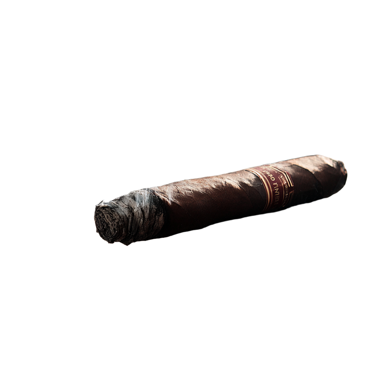 Smoldering Cigar Vinyl Car Decal Sticker – Waterproof & UV-Resistant 3.4133333333333336"
