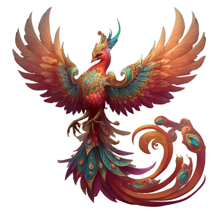Majestic Phoenix V6 Vinyl Car Decal Sticker – Waterproof & UV-Resistant 6.826666666666667"