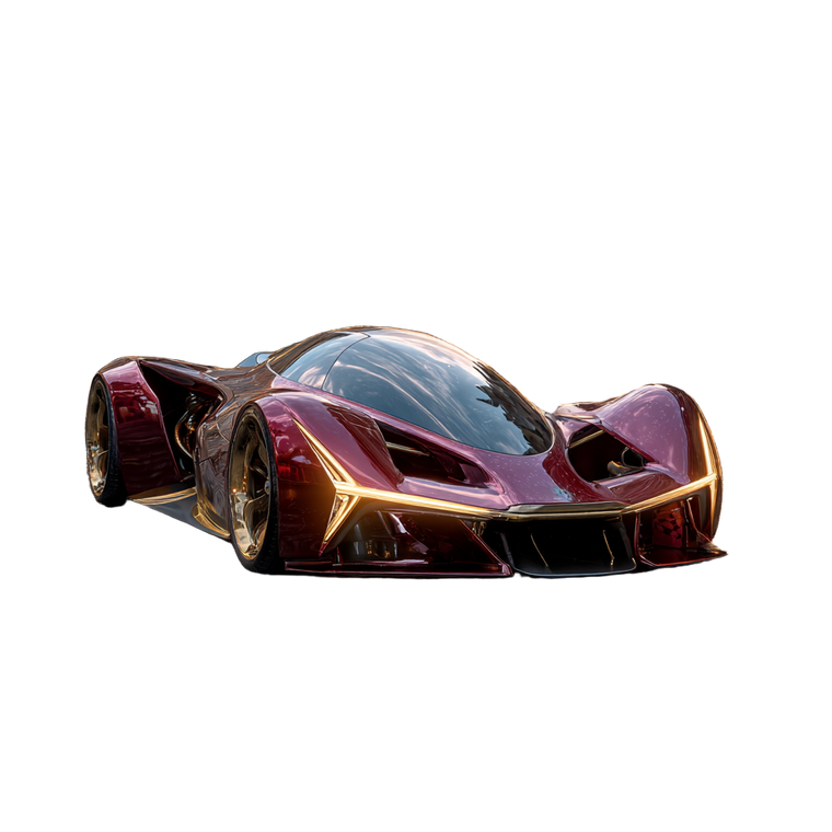 Futuristic Concept Car V15 Vinyl Car Decal Sticker – Waterproof & UV-Resistant 3.4133333333333336"