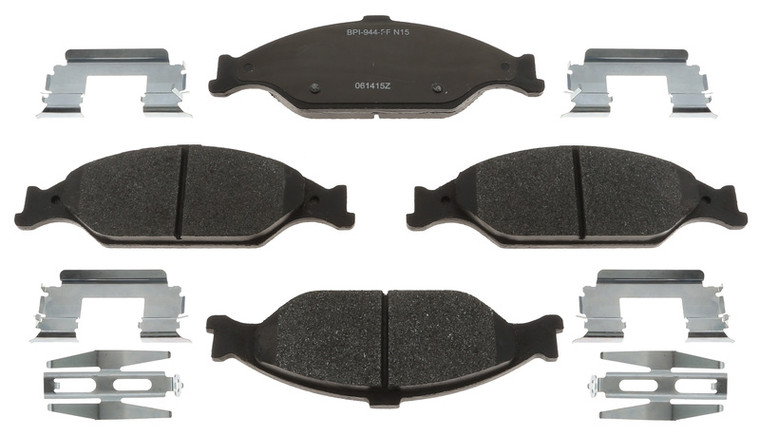 Best R-Line Metallic Brake Pads | Fits Various 1999-2004 Ford Mustang | Premium Layered Steel Shim