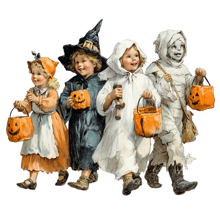 Happy Halloween Kids Vinyl Car Decal Sticker – Waterproof & UV-Resistant 6.826666666666667"