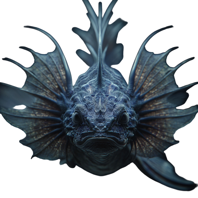 Mystic Underwater Creature Vinyl Car Decal Sticker – Waterproof & UV-Resistant 3.4133333333333336"