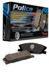 Raybestos Brakes Brake Pad SP1377PSH Specialty - Police; OE Replacement; Metallic; With Hardware
