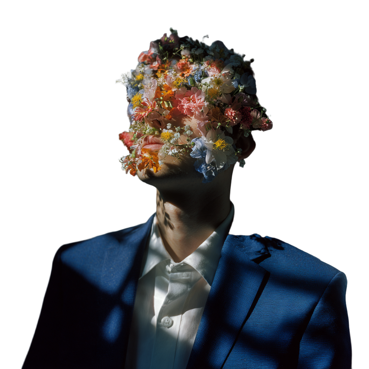 Floral Office Worker Vinyl Car Decal Sticker – Waterproof & UV-Resistant 3.4133333333333336"