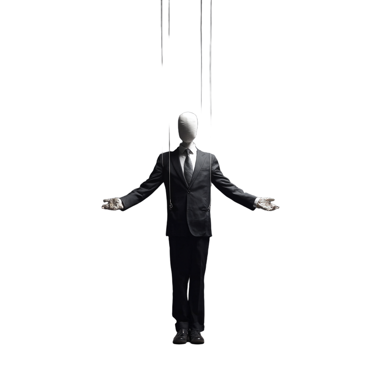 Human Puppet Vinyl Car Decal Sticker – Waterproof & UV-Resistant 6.826666666666667"