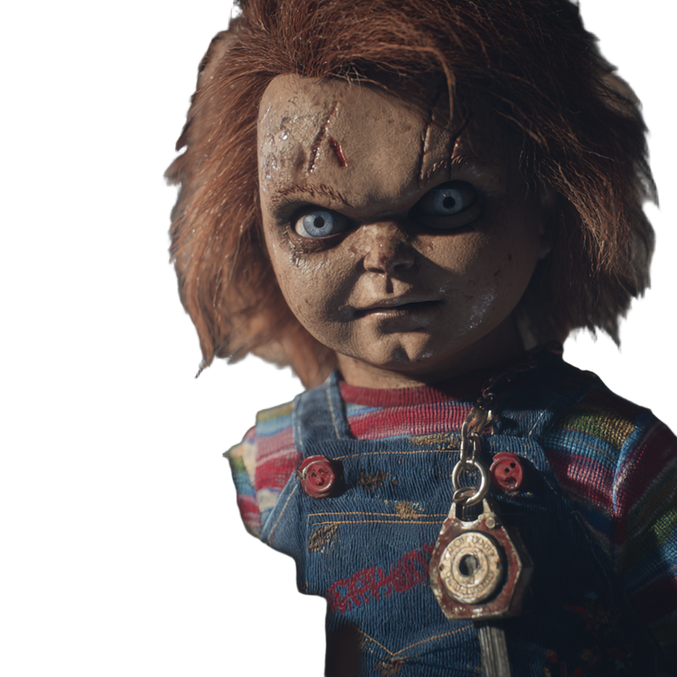 Chucky With Lock Vinyl Car Decal Sticker – Waterproof & UV-Resistant 3.4133333333333336"