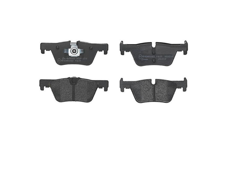 Brembo Low-Metallic Brake Pads | Premium Set Of 4 | Decrease Noise, Improve Safety