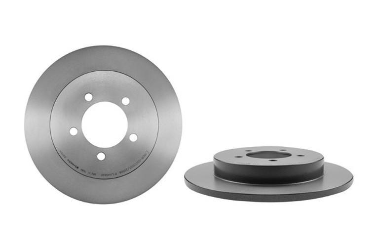 Upgrade Your Brake System with Brembo Solid Brake Rotor | Fits Various 2002-2010 Models | Enhanced Corrosion Resistance