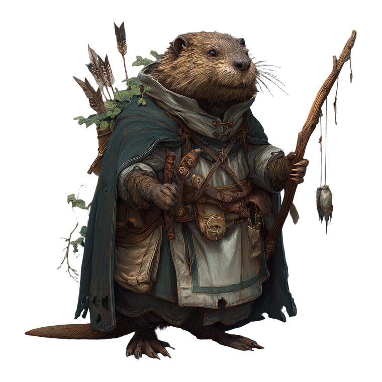 Dnd Beaver Vinyl Car Decal Sticker – Waterproof & UV-Resistant 3.4133333333333336"
