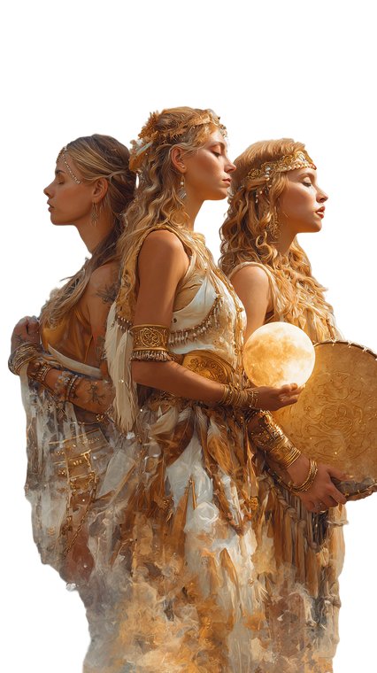 Goddesses Of Mysticism Vinyl Car Decal Sticker – Waterproof & UV-Resistant 4.8533333333333335"