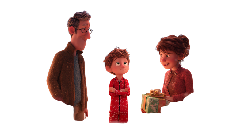 Christmas Family Scene V2 Vinyl Car Decal Sticker – Waterproof & UV-Resistant 5.4