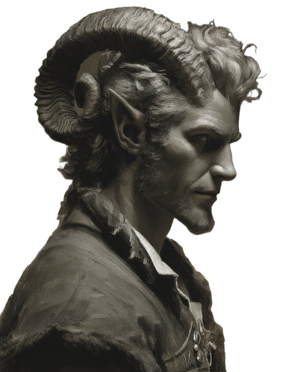 Tiefling Rogue Portrait V6 Vinyl Car Decal Sticker – Waterproof & UV-Resistant 8.0"