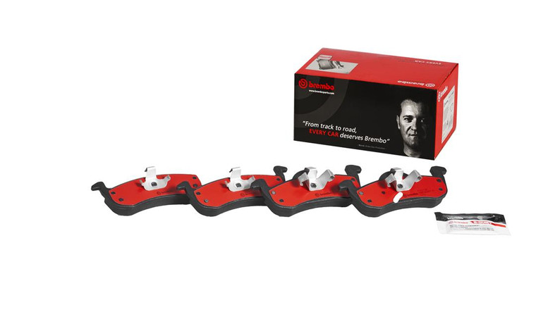 Brembo Ceramic Brake Pads Set Of 4 | Low Dust, Quiet, Smooth Braking | Lincoln MKT Navigator Ford Expedition