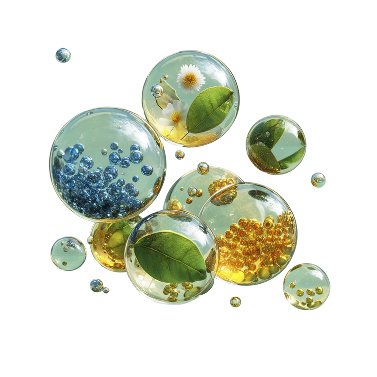 Floating Glass Spheres V2 Vinyl Car Decal Sticker – Waterproof & UV-Resistant 6.826666666666667"