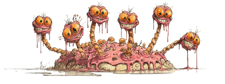 Candy Horror Monster Vinyl Car Decal Sticker – Waterproof & UV-Resistant 2.2