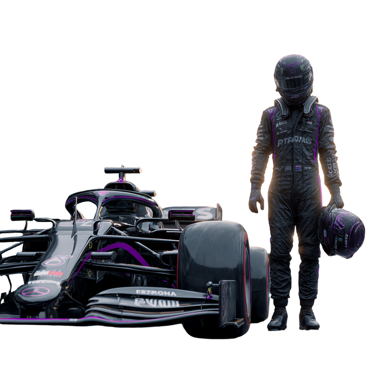 F1 Driver & Car Vinyl Car Decal Sticker – Waterproof & UV-Resistant 3.4133333333333336"