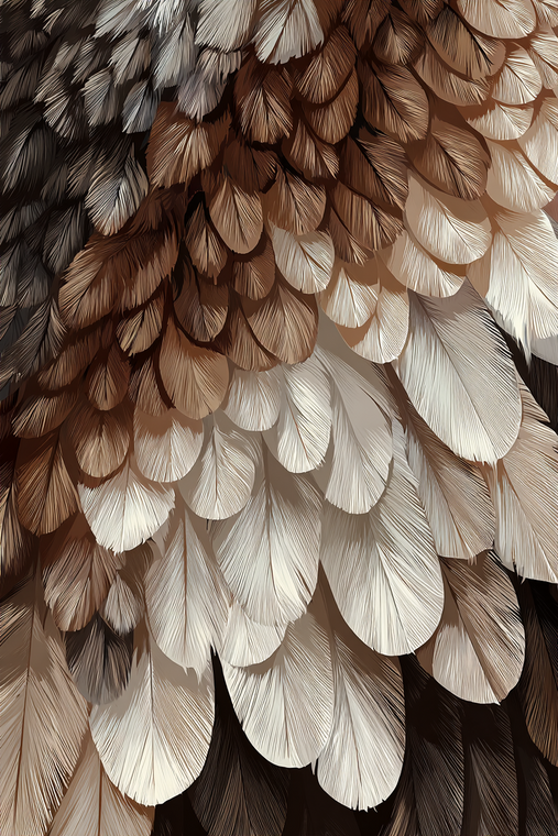 Eagle Feather Artwork Vinyl Car Decal Sticker – Waterproof & UV-Resistant 4.4