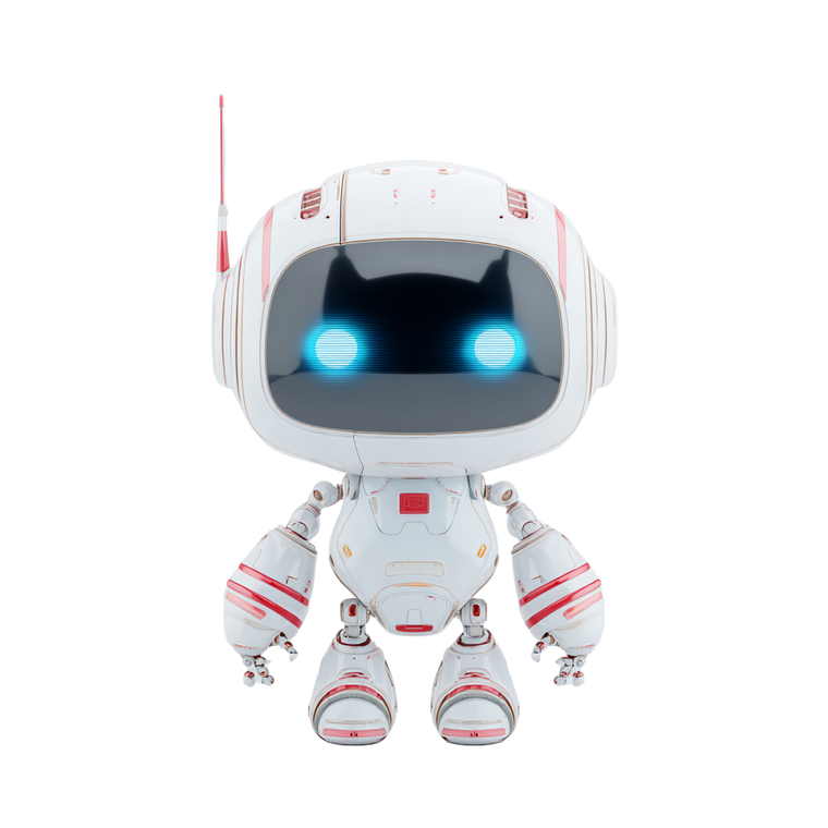 Futuristic Chinese Robot Vinyl Car Decal Sticker – Waterproof & UV-Resistant 6.826666666666667"