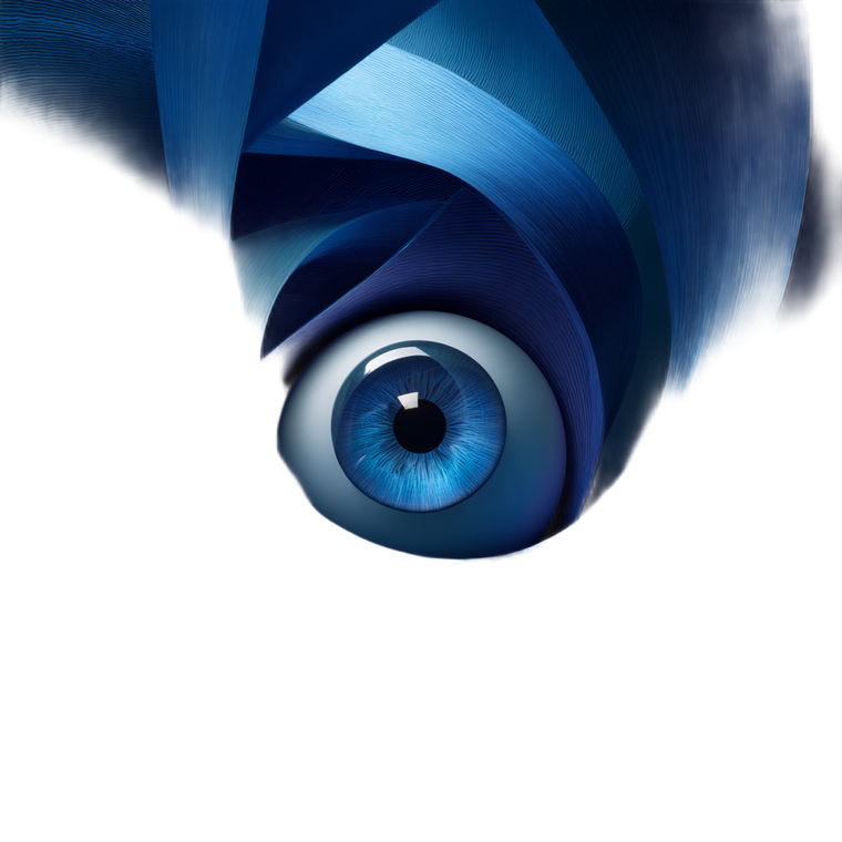 Surreal Eye Sculpture Vinyl Car Decal Sticker – Waterproof & UV-Resistant 6.826666666666667"